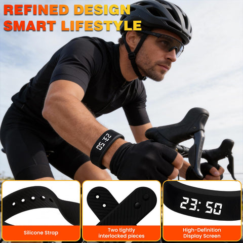 NLCCLTQ real-time data display showcases steps, calories, and distance at a glance.