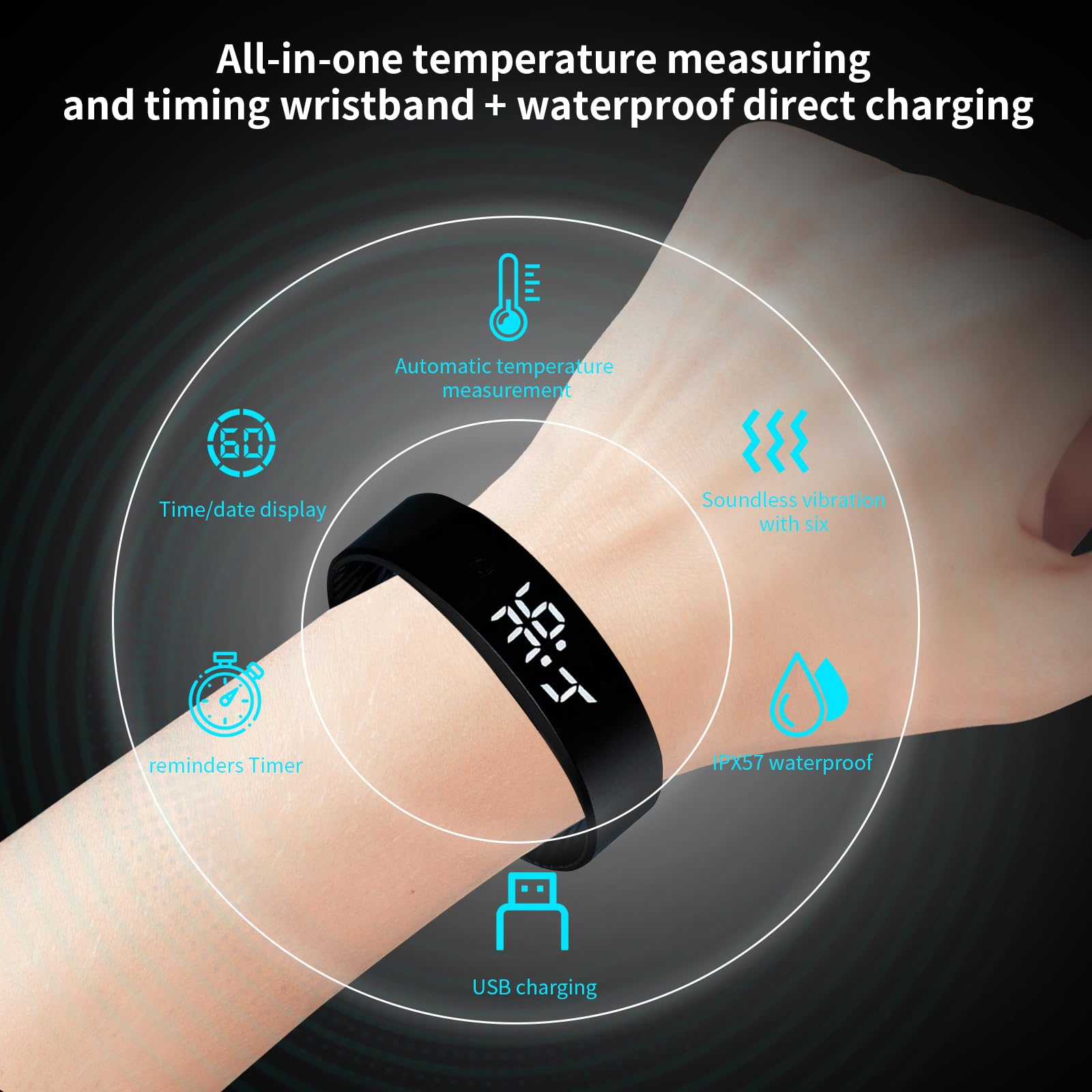  NLCCLTQ silent vibration alert demonstrates discreet wake-up without disturbing others
