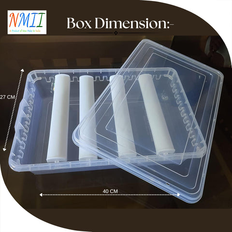 NMII compact storage solution fits on shelves or in luggage with ease.