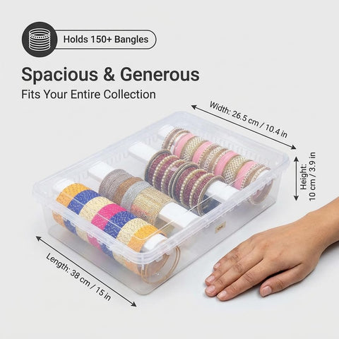 NMII visibility-focused storage supports quick inventory of your accessories.