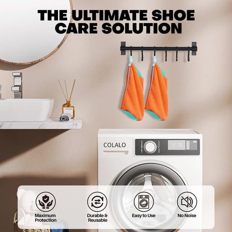 NMQHPA reusable shoe bag provides a reliable laundry solution.