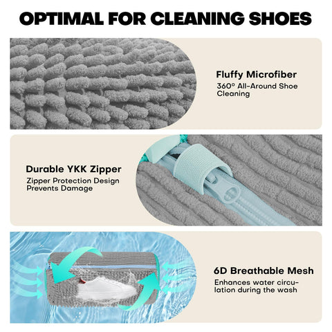 NMQHPA bag invisible zipper protects washer during cycles.