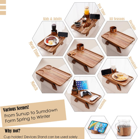 Nnewvante 360 degree rotated phone holder for easy viewing on sofa