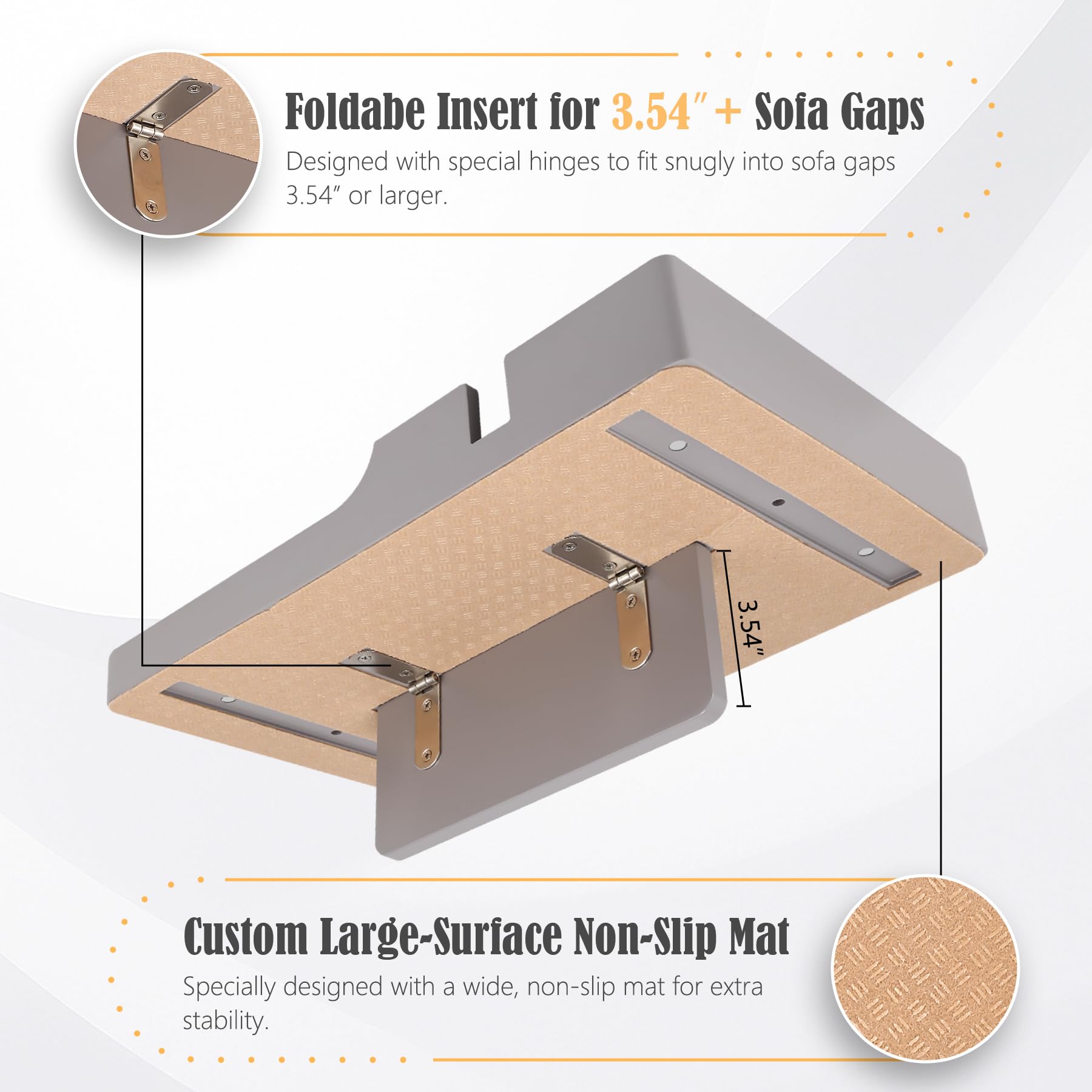 Nnewvante bamboo finish showcases space-saving design for small rooms.