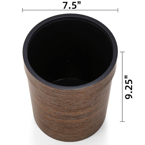 Noamus vintage small trash can pack side view for tight-space placement.