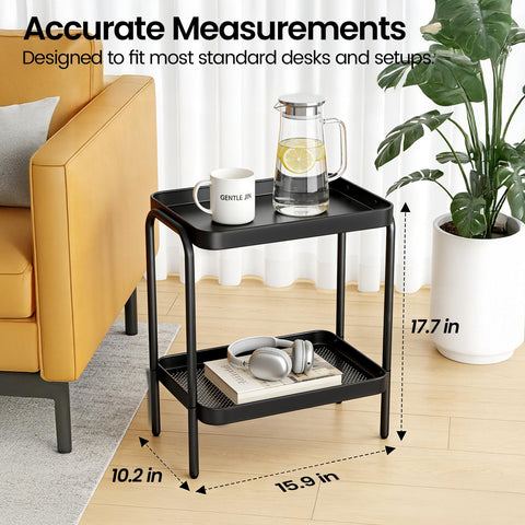 NobleForm bedside nightstand fits compact spaces for nighttime essentials