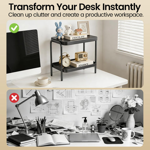 NobleForm 2-in-1 end table doubles as desk organizer beside a sofa