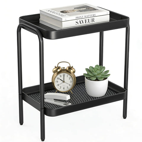 NobleForm narrow end table shows space-saving design for small rooms