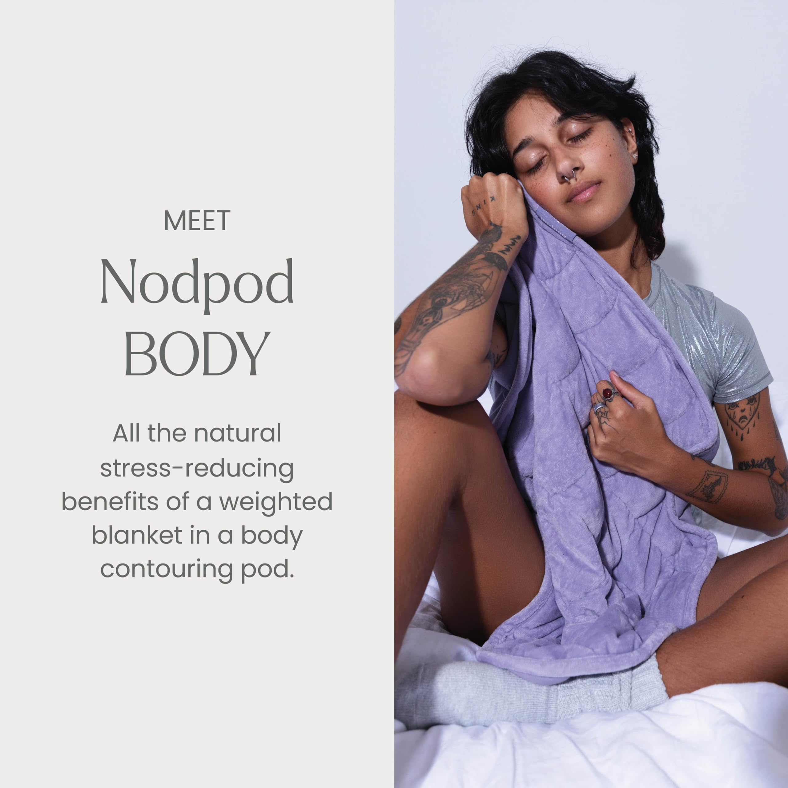 nodpod Body fabric texture highlight cotton jersey and plush fleece for versatile comfort