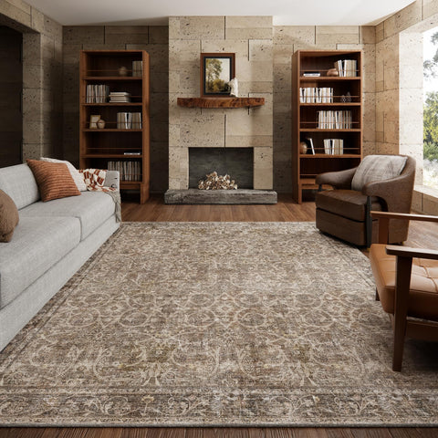 NoiFamo washable rug in a living room shows 8x10 size for cozy family spaces.