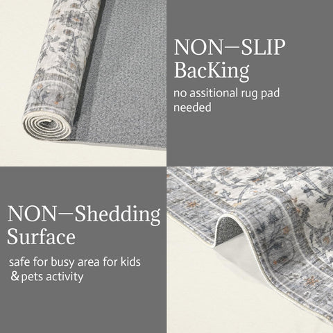 NoiFamo kids and pets friendly rug supports busy households.