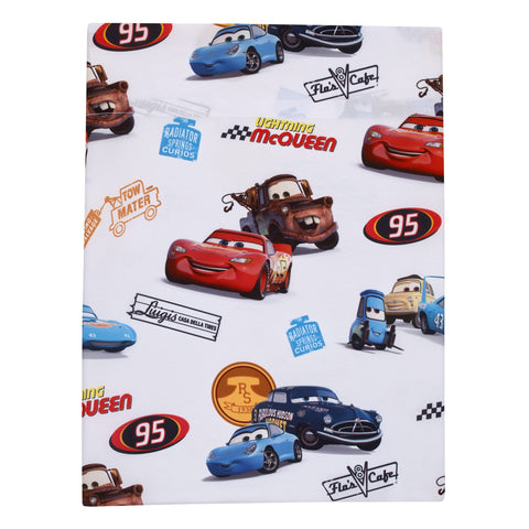 NoJo Disney Cars reversible pillowcase offers two designs for playful sleep surprises.