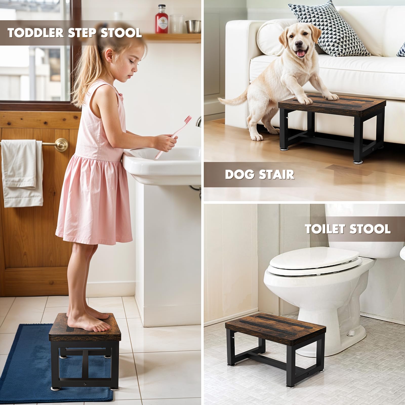 Pre-drilled holes enable quick, tool-free installation in minutes.