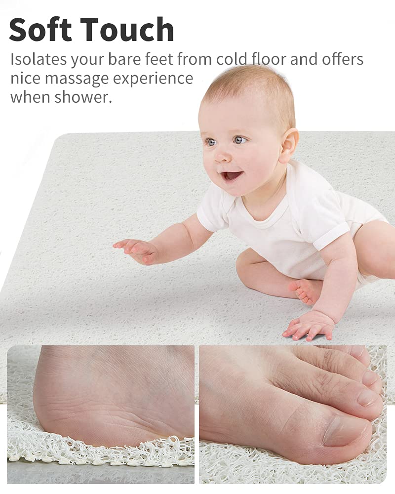 Non Slip Shower Mat quickly dries after use with its quick drying design