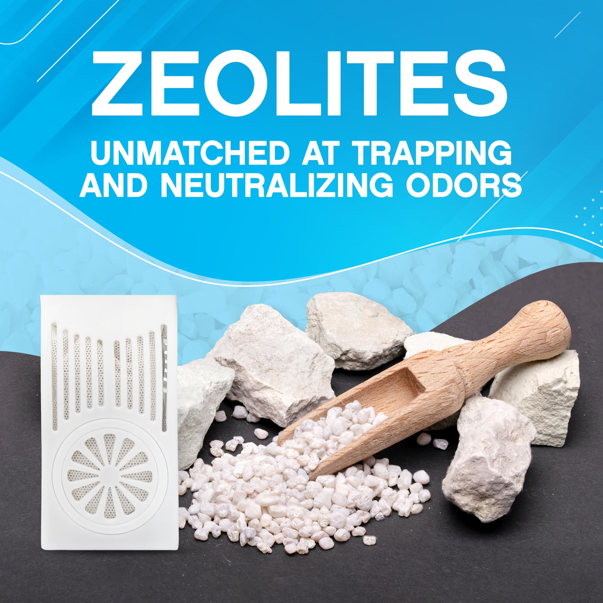 NonScents long-lasting action up to six months keeps fridge odor-free.