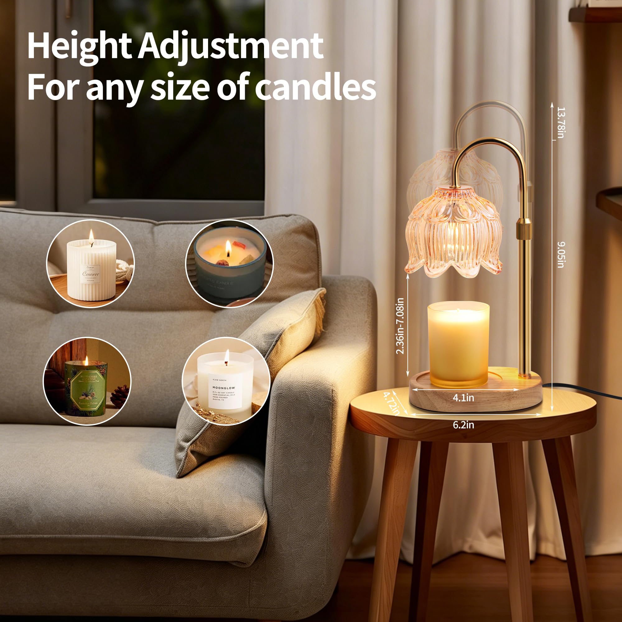 NONVJJ Flameless Candle Experience provides safe ambiance without an open flame.