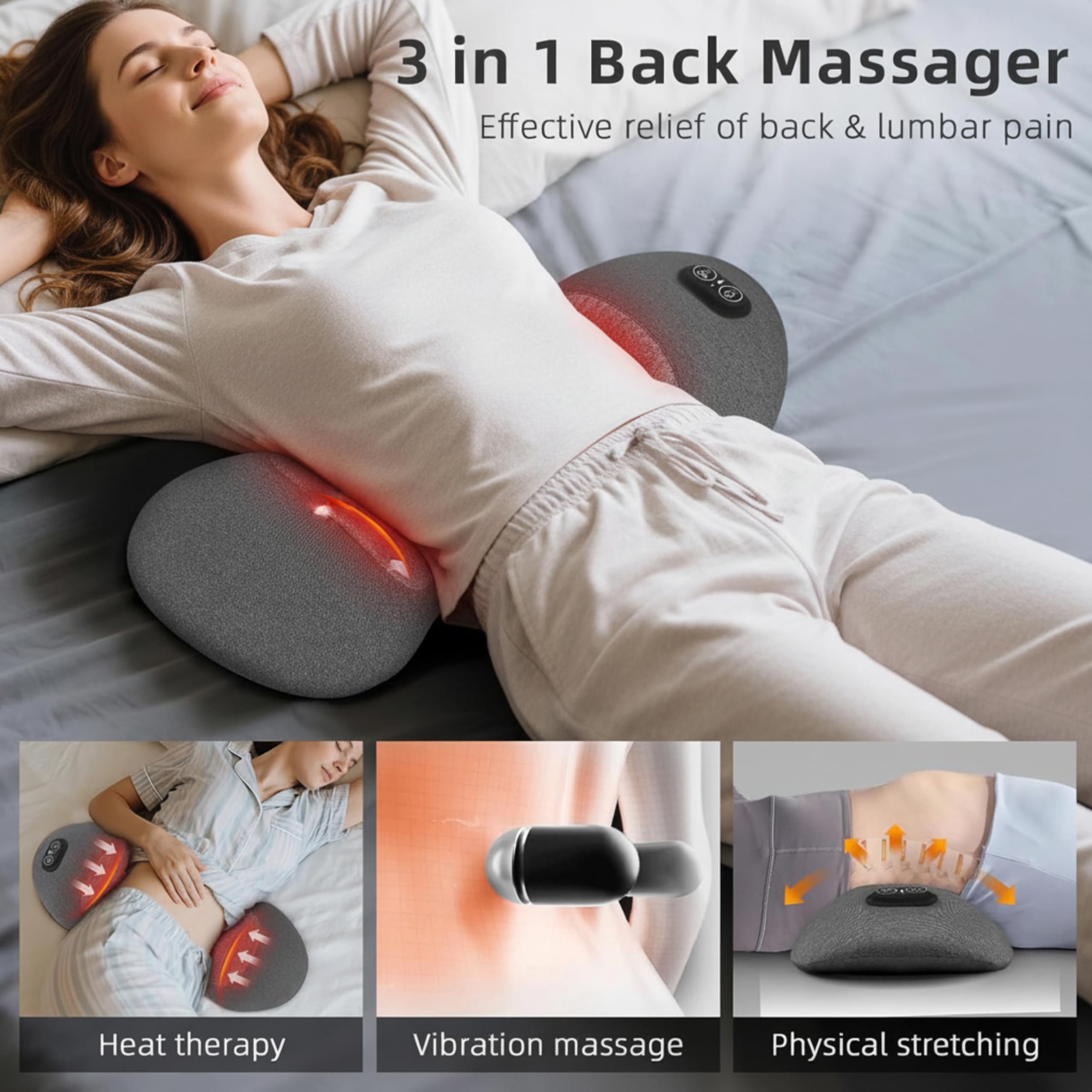 Nopuee ergonomic wedge cushion supports posture during reading or work