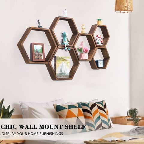 NORCEESAN NOVIMANGO honeycomb shelves set helps free counter space in kitchen
