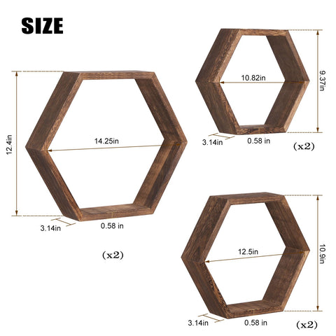 NORCEESAN NOVIMANGO wall decor shelves suitable as plant or photo display