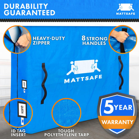 Nordic Elk mattress bag with eight handles supports safer lifting
