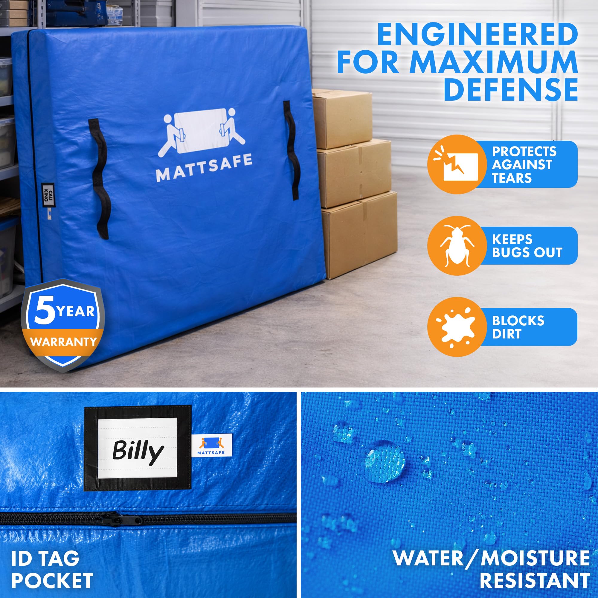 Nordic Elk mattress bags are reusable for long-term packing and storage