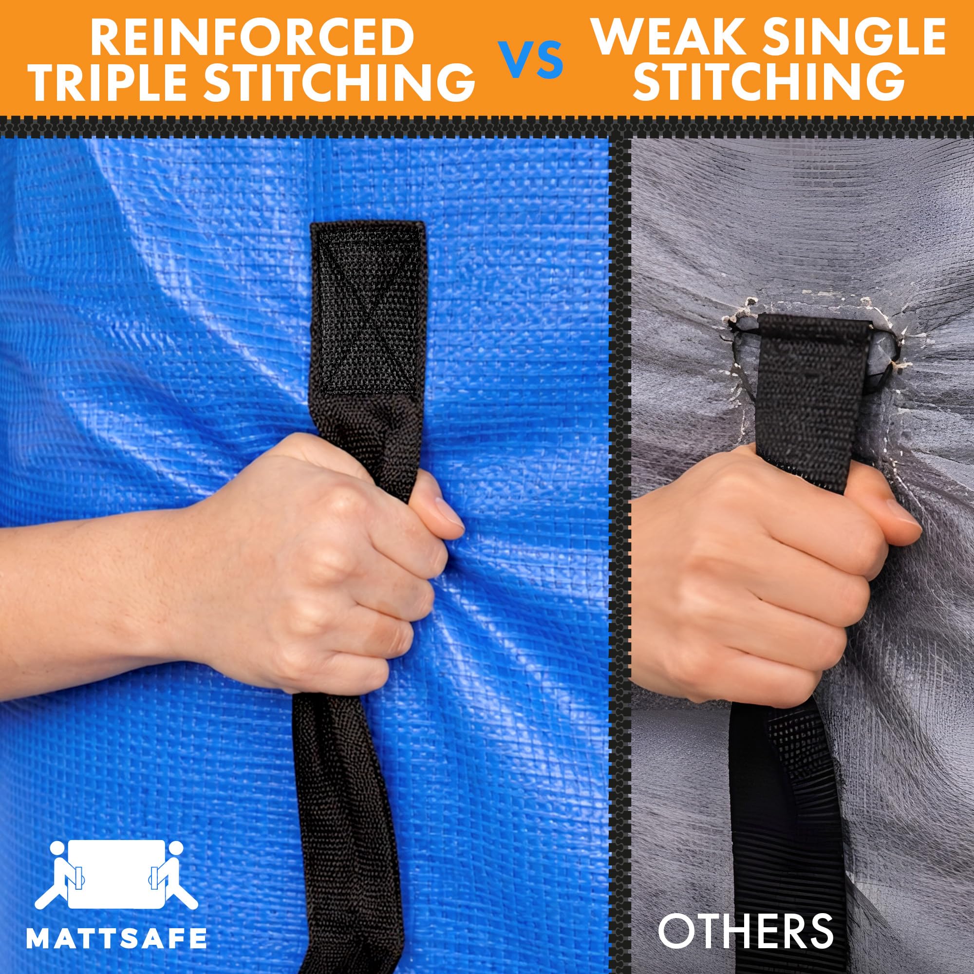 Nordic Elk mattress bags use thick tear-resistant material for durable transport protection