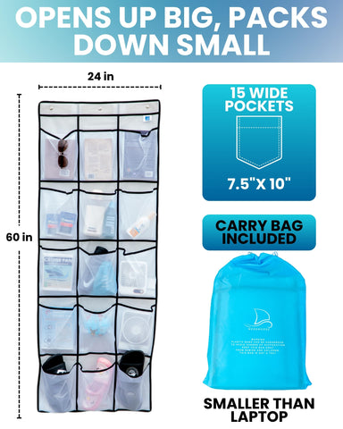 Nordmoose spacious cruise storage helps keep cabin space organized.