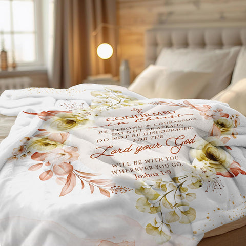 NORGOPRON Confirmation blanket is machine washable for easy care.