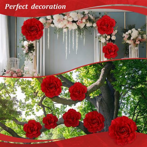 Norme Derby Day home-decor giant rose adds instant focal point.