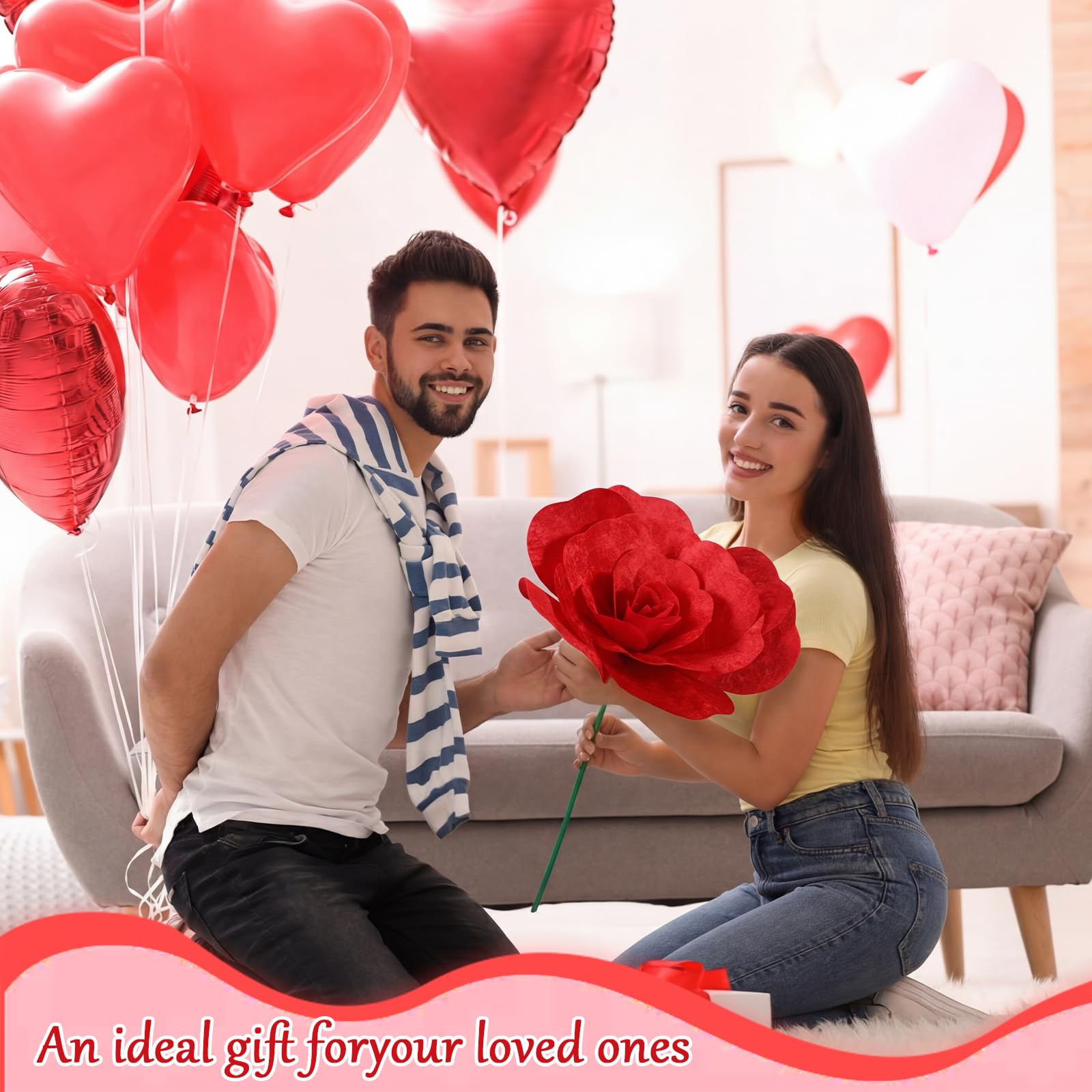 Norme Derby Day 20-inch giant rose on-stem assembly for dramatic event florals