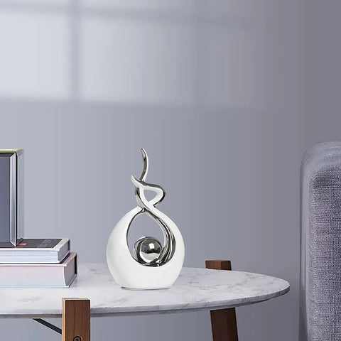 Norrclp abstract ceramic figurine large enhances living room centerpiece
