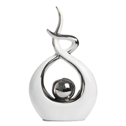 Norrclp abstract ceramic figurine small on shelf adds contemporary flair