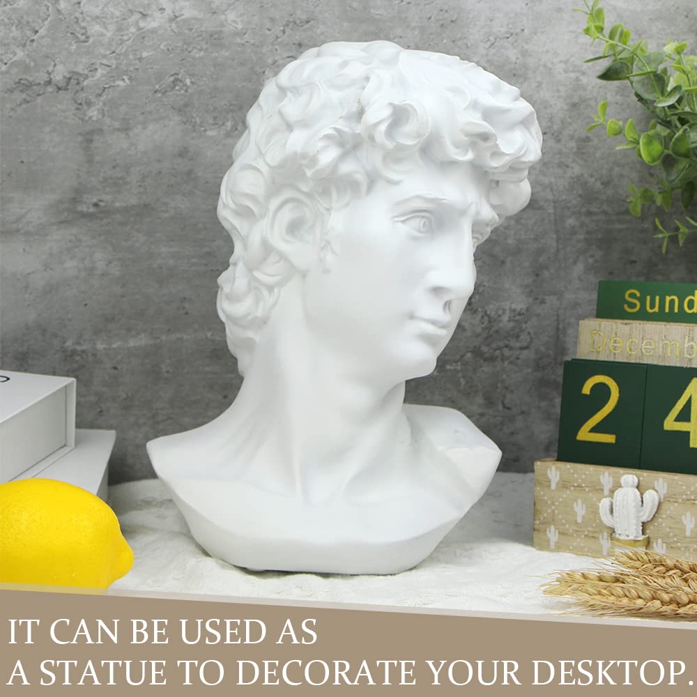 Norrclp David bust entryway decor, welcomes guests with elegance.