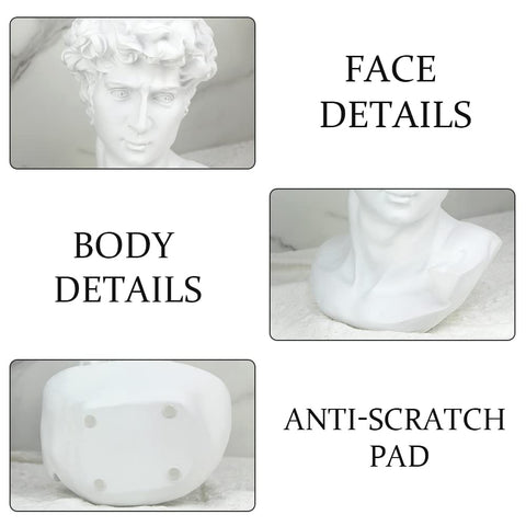 Norrclp David bust retro Renaissance décor, timeless appeal for any style.