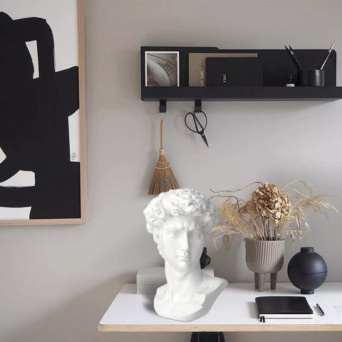 Norrclp David bust table display, adds a focal point in any room.