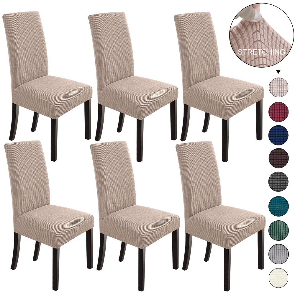 Northern Brothers chair covers fabric detail highlights high stretch and durability.