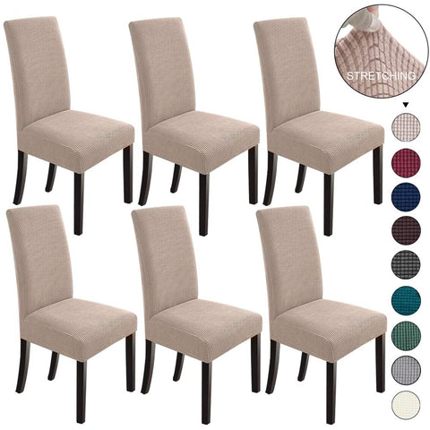 Northern Brothers chair covers fabric detail highlights high stretch and durability.