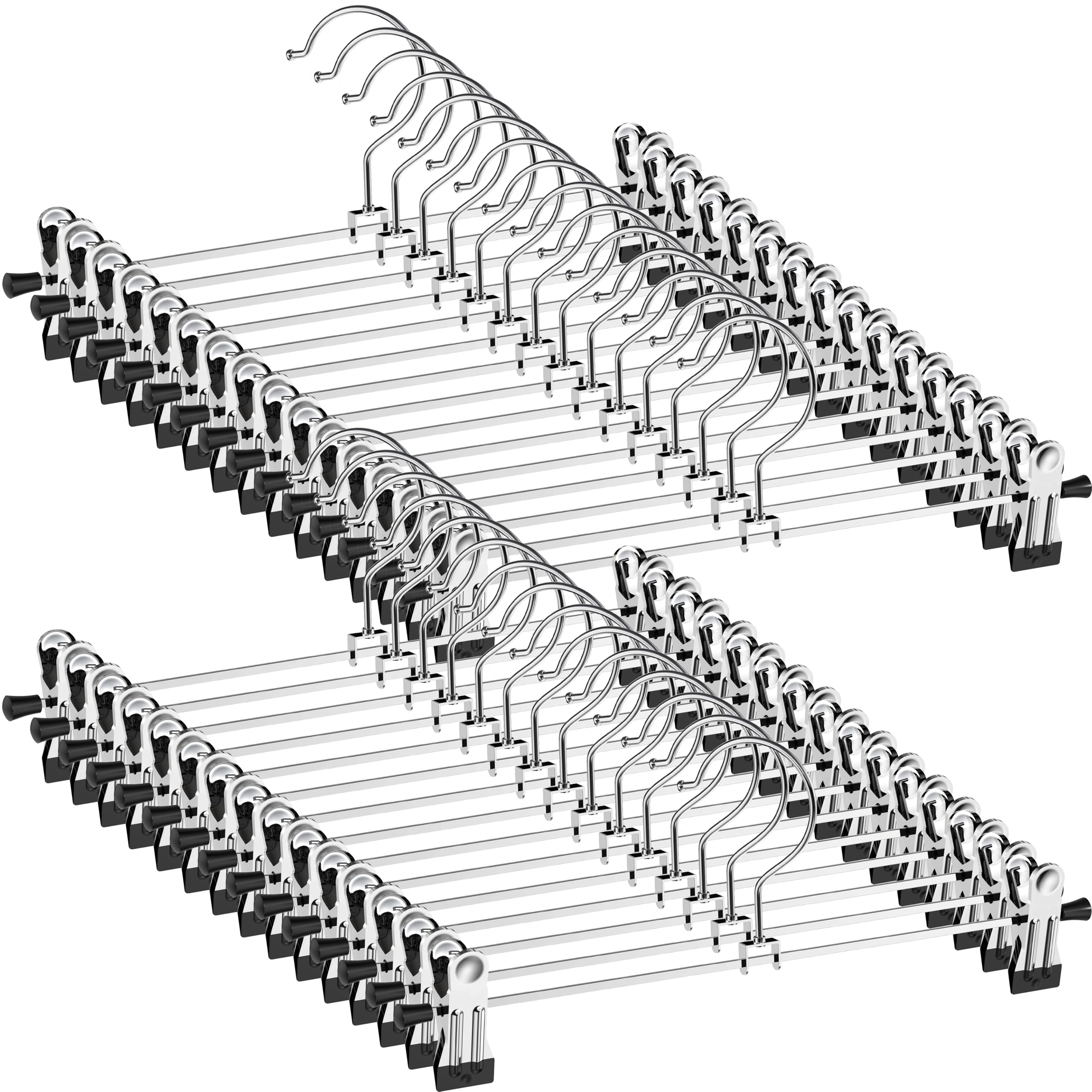 NORTHERN BROTHERS pants hangers 30-pack for organized closet storage