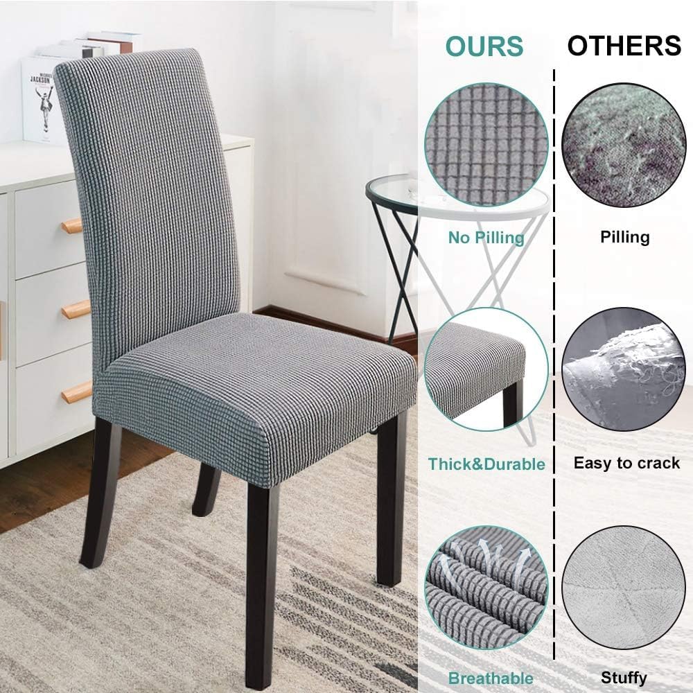 NORTHERN BROTHERS parson chair cover protects against stains and dirt, preserving chair life.