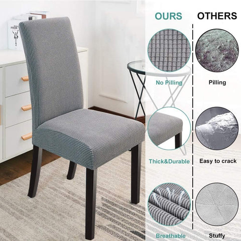 NORTHERN BROTHERS parson chair cover protects against stains and dirt, preserving chair life.