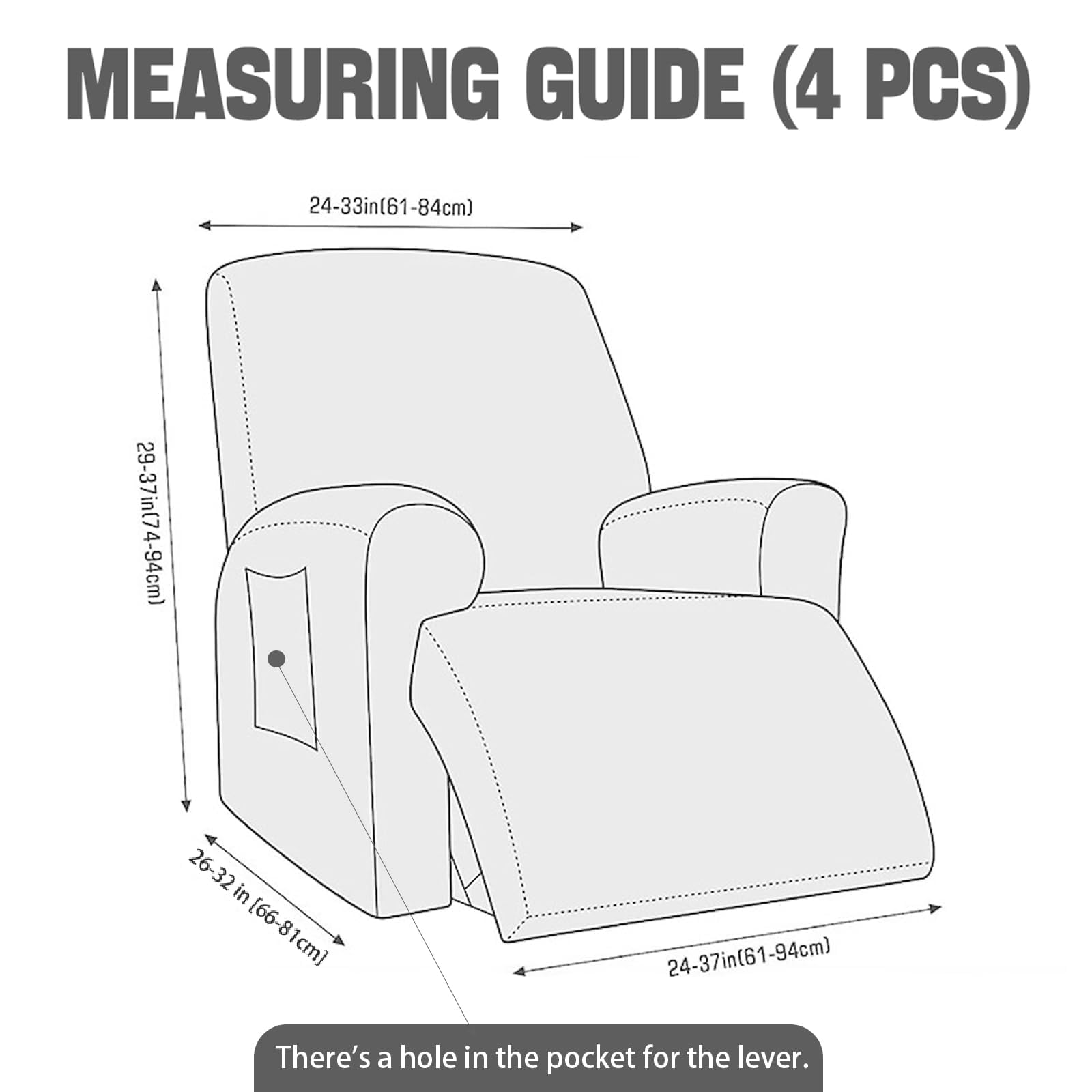 Northern Brothers recliner cover soft durable fabric offers comfortable seating and longevity