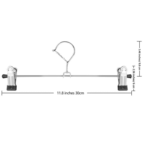 NORTHERN BROTHERS skirt hangers with clips keeps skirts secure