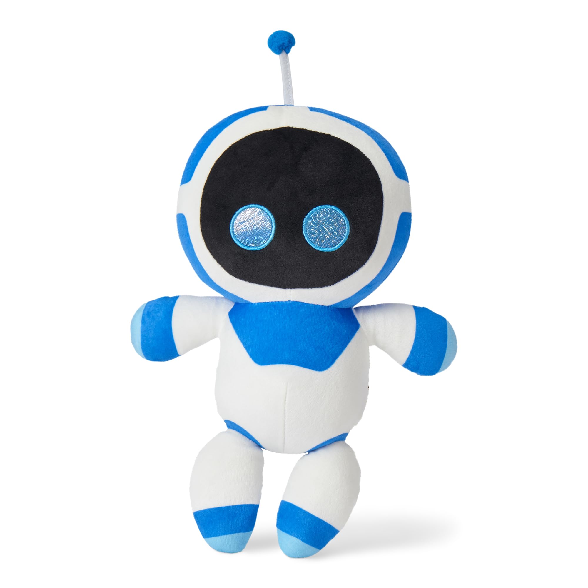 Northwest Astrobot face-pattern close-up highlighting bold blue design for room decor