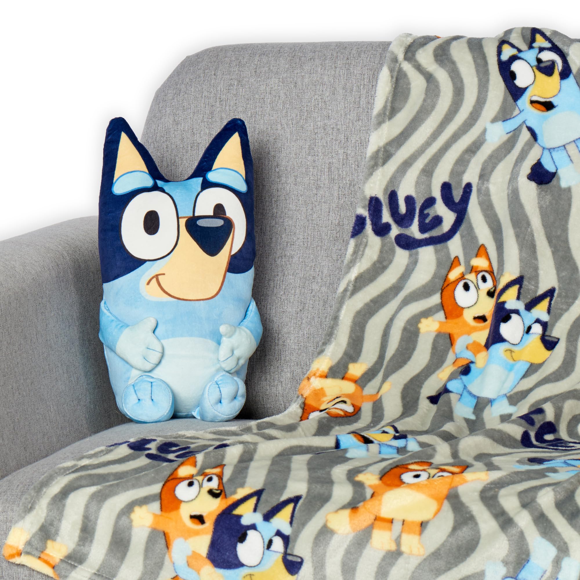 Northwest Bluey Blanket Stripe Pattern — soft texture for everyday lounging.