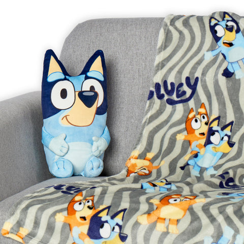 Northwest Bluey Blanket Stripe Pattern — soft texture for everyday lounging.