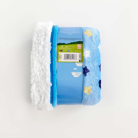 Northwest Bluey silk touch sherpa throw is officially licensed for true fan displays.