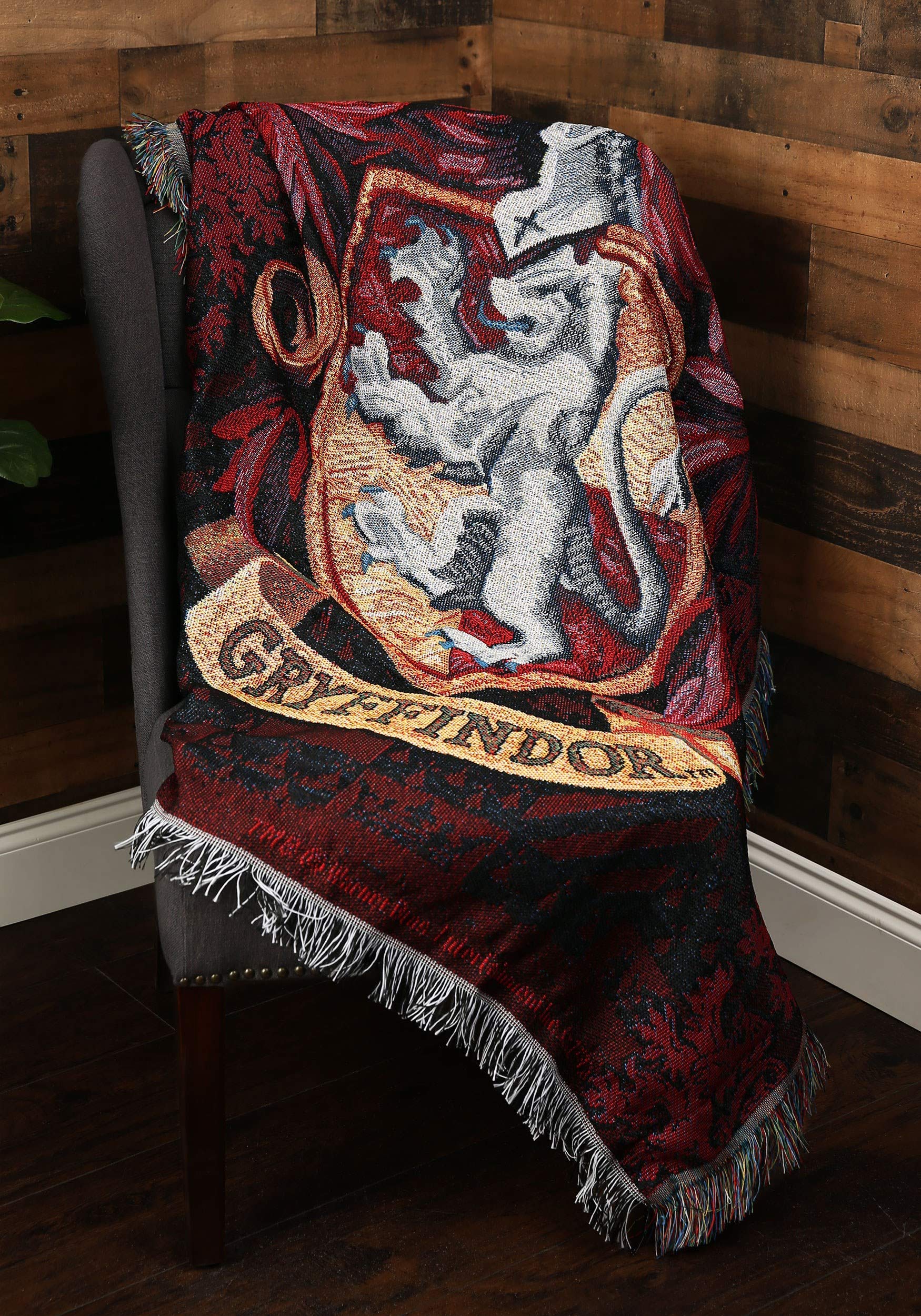 Fringed edge detail on Northwest throw enhances texture and visual interest in any room.