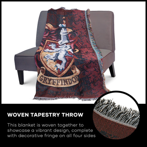 Gift-ready Northwest throw ideal for Harry Potter fans and home décor lovers.