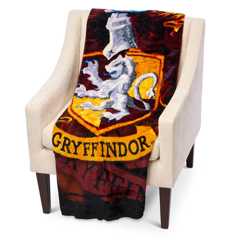 Northwest Harry Potter throw 46-by-60 size fits beds and sofas nicely.