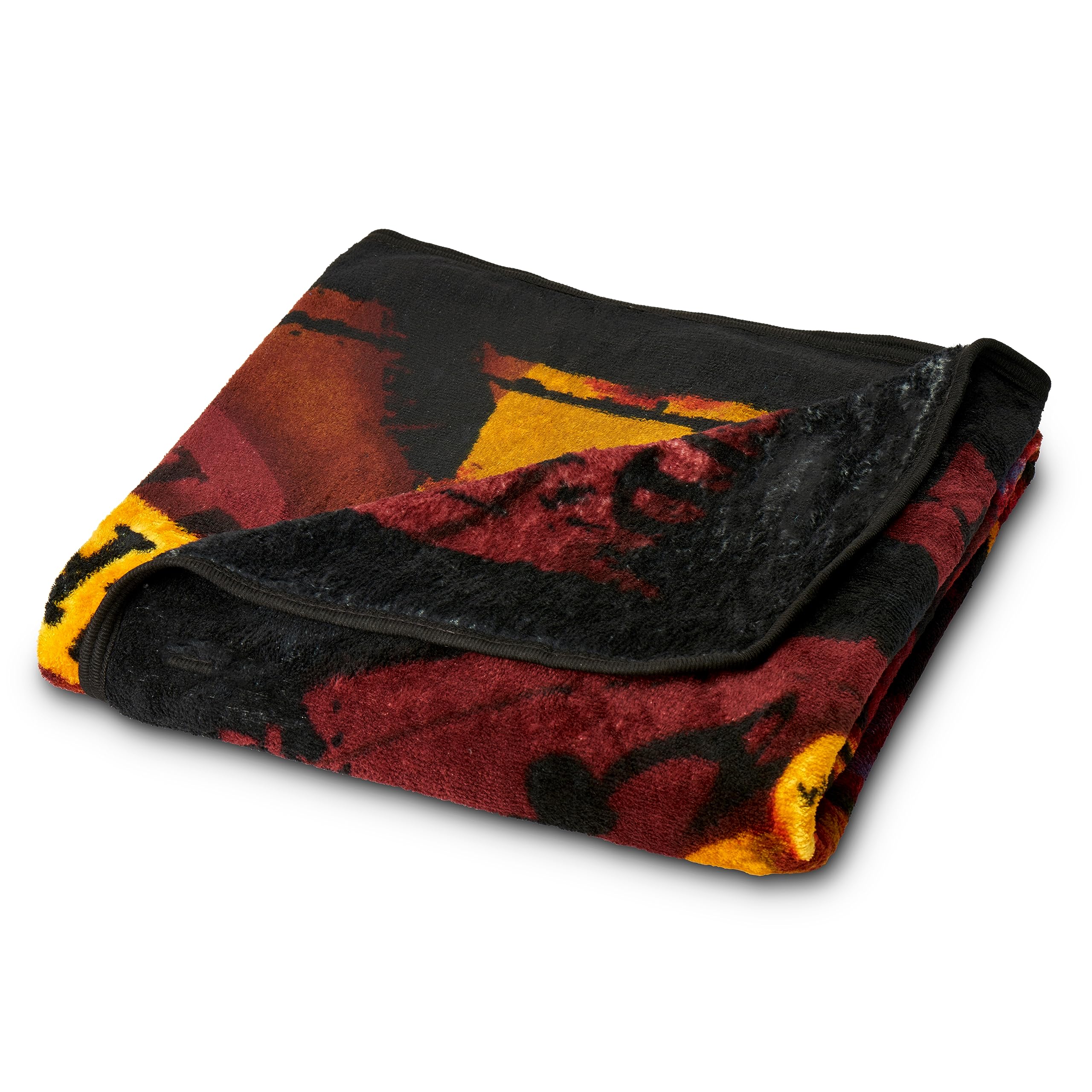 Northwest Harry Potter throw soft micro plush fabric for luxurious warmth on the couch.
